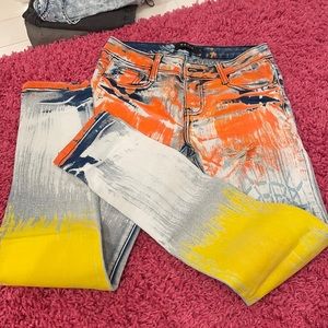 NAVIE bright colored jeans